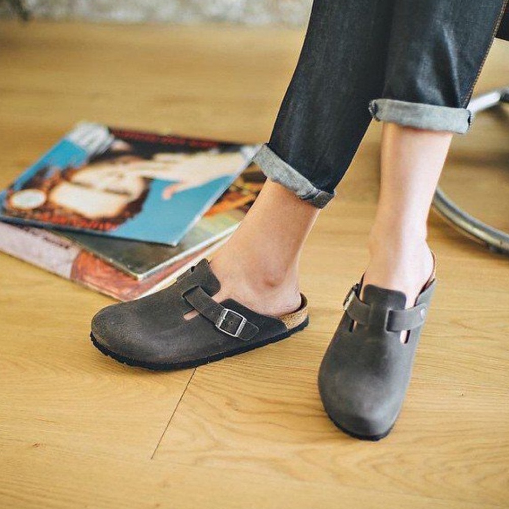 Like new Birkenstock Boston real leather Habana